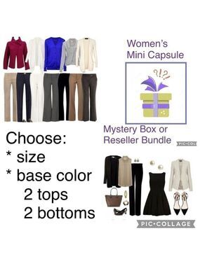 4 pc mystery box mini capsule work wear office neutral business casual career